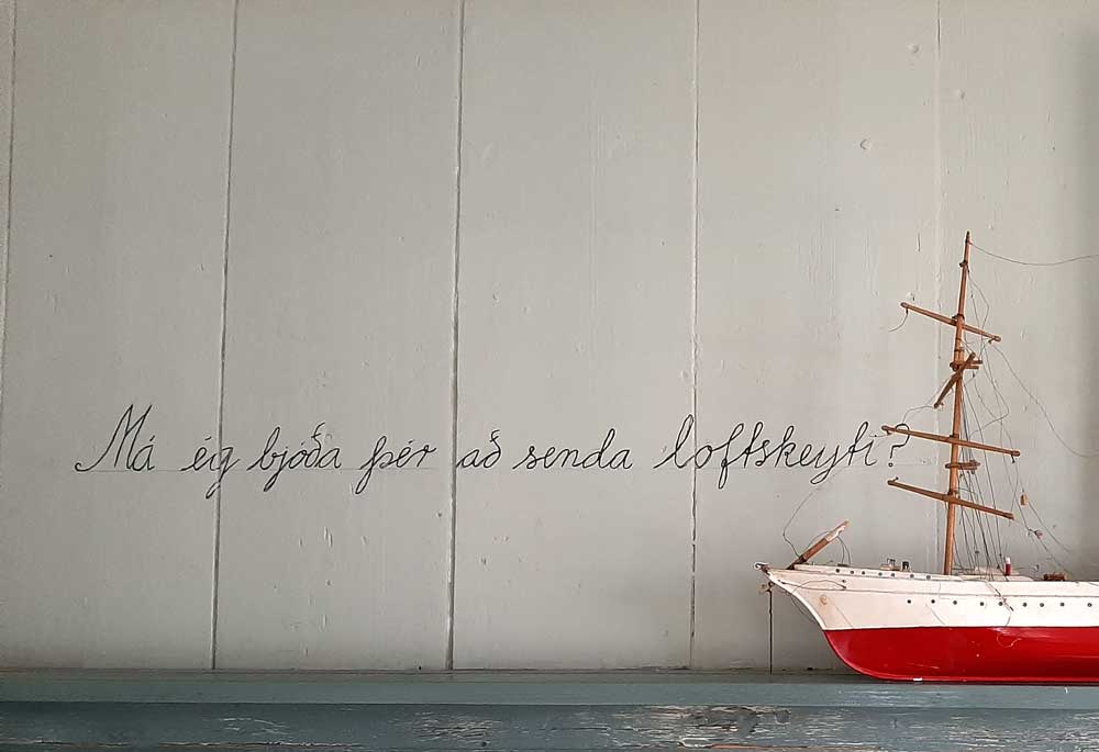 Guðbjörg Lind Jónsdóttir artist, Loftskeyti 2019